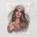 Recherche de fille hippie cartes postales Boho