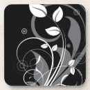 Recherche de motif gris dessous de verres Illustration