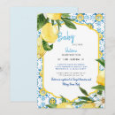 Recherche de lemon baby shower invitations Bleu