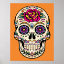 Recherche de crânes posters Floral