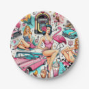 Recherche de les années 1950 assiettes Juke box