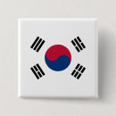Recherche de la corée badges Drapeaux du monde