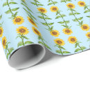 Recherche de peinture de tournesol papier cadeau Bleu