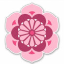 Recherche de mandala rose autocollants Lotus