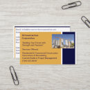 Recherche de entrepreneur de bâtiment cartes visite Client(e)