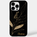 Recherche de noir et or iphone coques Fleur