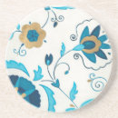 Recherche de fleurs dessous de verres Indigo
