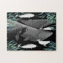 Recherche de baleines puzzles Illustration
