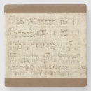 Recherche de compositeur dessous de verres Notes musicales