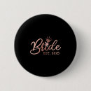 Recherche de jeune mari badges Mariée