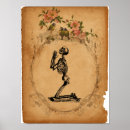 Recherche de squelette vintage posters Fleurs