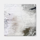 Recherche de tempête de neige magnets Vue satellite