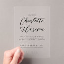 Recherche de transparent mariage invitations Simple