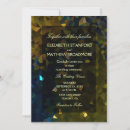 Recherche de cristal invitations Bleu
