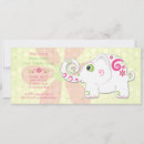 Recherche de bébé indien invitations Vert