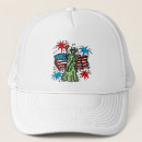 Recherche de quatrième casquettes Blanc et bleu rouges
