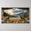 Recherche de cerf vintage posters Décoration