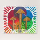 Recherche de champignons puzzles Tabouret