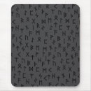 Recherche de runes tapis souris Alphabet