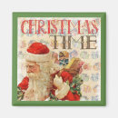 Recherche de père noël vintage magnets Classique