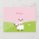 Recherche de petit agneau vœux cartes Rose