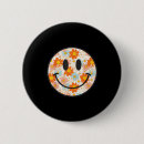 Recherche de visage souriant heureux badges Rétro