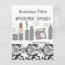 Recherche de styliste de mode cartes postales Maquillage