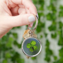 Recherche de four leaf clover porteclés Irish