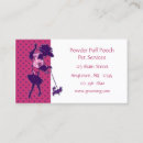 Recherche de familiers cartes visite Toilettage d'animal familier