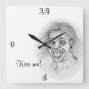 Recherche de dessins au crayon horloges Noir et blanc