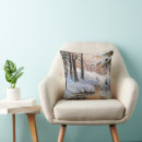 Recherche de paysage de neige coussins Nature