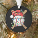 Recherche de base ball ornements Noël