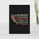 Recherche de lacrosse vœux cartes Lax