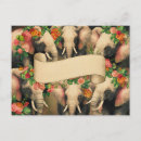 Recherche de éléphants vintages cartes postales Animaux