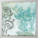 Recherche de turquoise floral posters Botanique