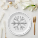 Recherche de flocon de neige assiettes Fêtes