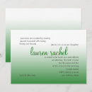 Recherche de ombragé invitations Vert