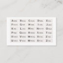Recherche de alphabet cartes visite Toute personne