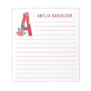 Recherche de floral blocsnotes Lettre