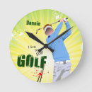 Recherche de jouer au golf horloges Golfeur