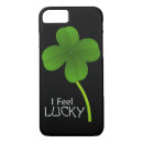 Recherche de trèfle chanceux iphone coques Vert