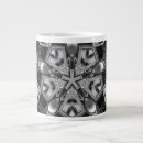 Recherche de gris foncé tasses Motif