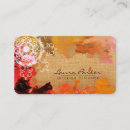 Recherche de éclaboussure orange de peinture cartes visite Aquarelle