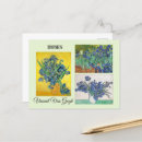 Recherche de iris jaune cartes postales Vincent van gogh