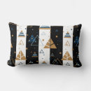Recherche de triangles colorés coussins Rayures