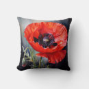 Recherche de rouge foncé coussins Floral
