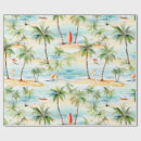 Recherche de arbre tropical papier cadeau Mer