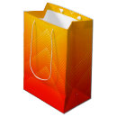 Recherche de jaune orange sacs cadeaux Géométrique