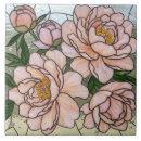 Recherche de pivoines carreaux Rose