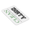 Recherche de vide magnets Propre et sale